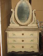  Early Victorian Painted Doll Dresser