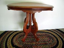 Victorian Walnut Oval Parlour Table