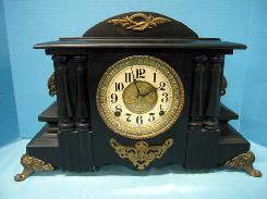 Gilbert Pillar Mantle Clock
