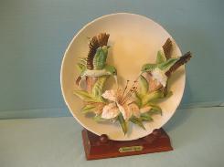 Johnathon Byron Decorative Hummingbird Plate