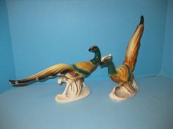 Porcelain Pheasant Figurines