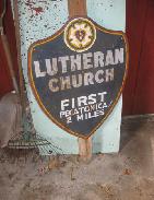 Pecatonica Lutheran Church Sign 