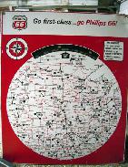 Phillips 66 West Central Metal Dist-O-Map