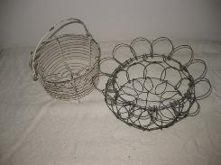 Wire Footed Egg Basket