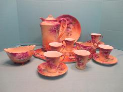 Haviland Hand Painted Floral Tea Set