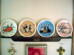 Rockwell 'Walking through Merry England Collector Series Plates