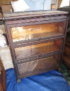 Widman Mahogany 3-Section Stacking Bookcase