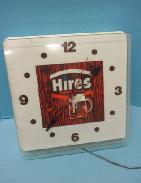  Hires Root Beer Lighted Clock