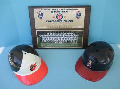 National & American League Plastic Baseball Helmets