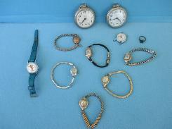 Elgin & Bulova Ladies Wrist Watches