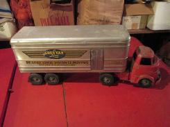 Wyandotte Grey Van Lines Pressed Steel Truck & Trailer