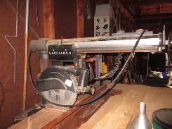 Craftsman Radial Arm Saw w/Metal Cabinet Base