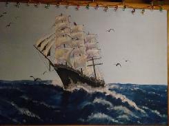 Vintage Sailing Ship Artwork