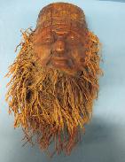 Carved Coconut Face 