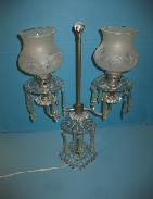 Glass Dbl. Boudier Lamps