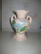 Hull Art Pottery Double Handle Floral Vase