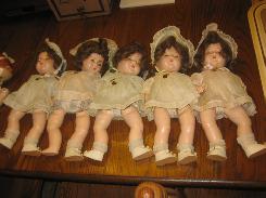  The Dionne Quintuplets Doll Set