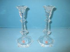 Leaded Crystal Candle Sticks
