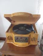 Philco Oak Case CD/Record Player