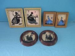 Framed Silhouette Glass Pictures