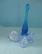 Ice Blue Glassware Pcs.