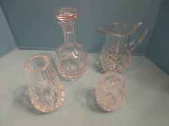 Waterford Pitcher & Vases