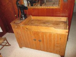  Early Pine Dry Sink w/Rockford Cistern Pump