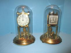 Kundo Dome Glass Brass Anniversary Clock