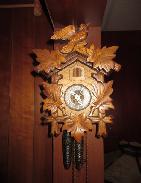 German Walnut Cuckoo Clock