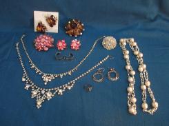Necklaces, Pins, Earrings, Bracelets, Etc.