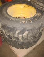 Set of Skid Loader Tires & Rims