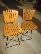 Wooden Slat Back Chairs