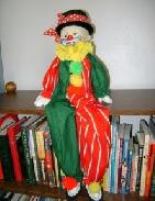 Clown Shelf-Sitter Doll