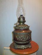 B & H Ornate Brass No. 4 Radiant Parlor Lamp