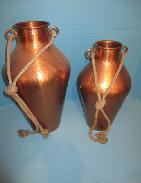Hammered Copper Water Vessels