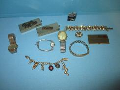 Ladies Balivian 10k and Diamond Wrist Watch