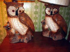 Ceramic Owl Table Lamps