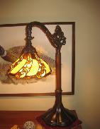 Leaded Art Glass Desk Lamp
