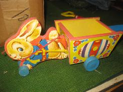  Fisher Price 311 Bunny Pull Toy