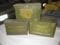 Military 50 Cal. Ammo Boxes