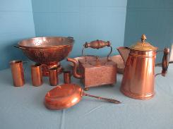 Large Collection of Antique Copper
