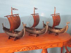Viking Brass and Copper Ships