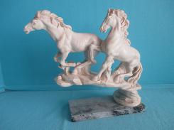 Marble Stallion Sculpture