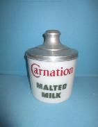 Carnation Malted Milk Container