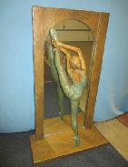 Villarreal Victor Hugo Bronze Ballerina at Mirror