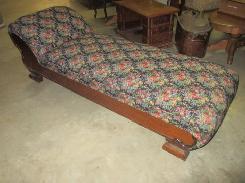 Victorian Oak Fainting Sofa