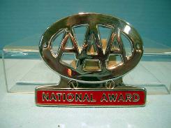 1930s Chrome AAA National Award Ornament