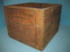 Valentine's Varnish Wooden Dovetailed Crate