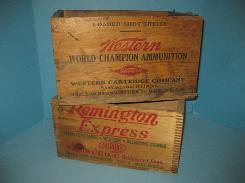 Remington Express 20 ga. Wooden Crate