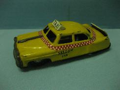 Yellow Cab Tin Friction Taxi